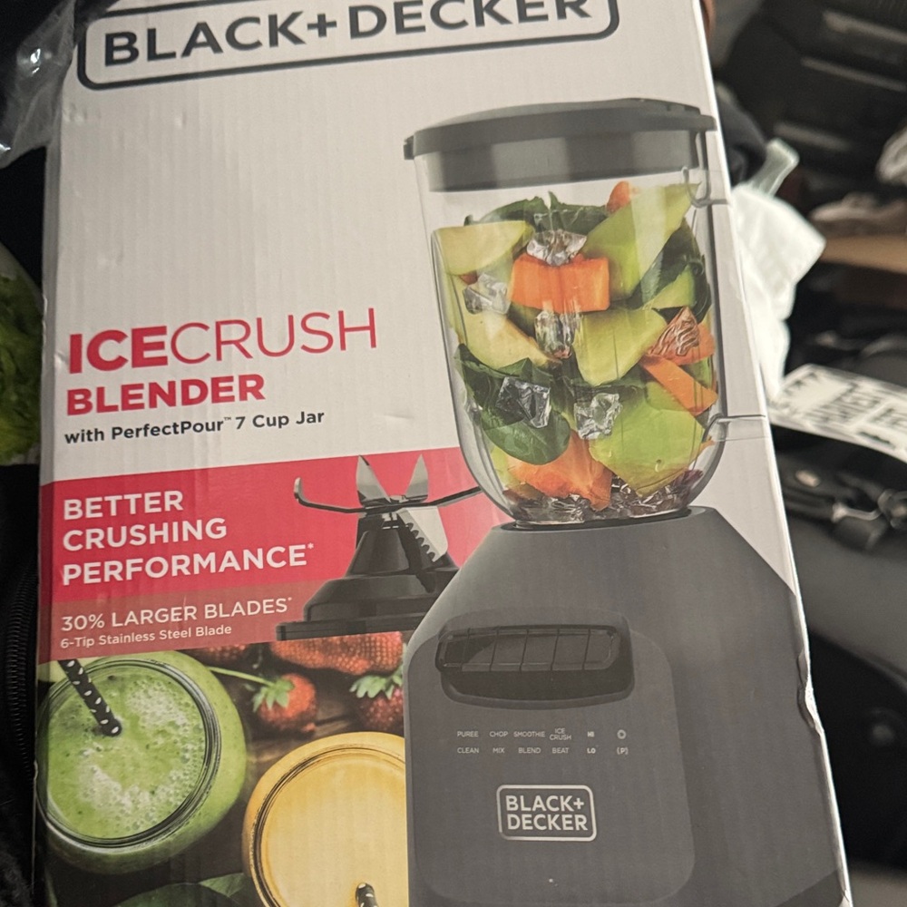 Black & Decker Ice Crush Blender with Stainless Steel Blades